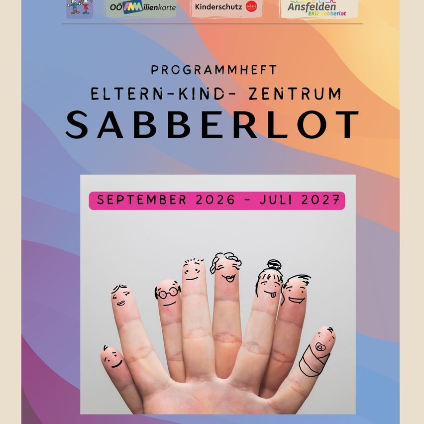Neues Programmheft abholbereit im EKiZ Sabberlot oder am Stadtamt Ansfelden