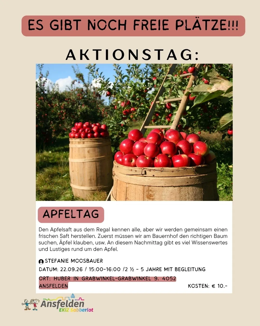 Apfeltag am Bauernhof