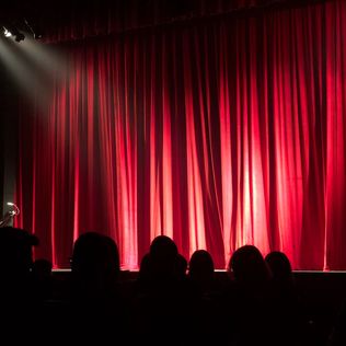 Bild enthält, Stage, Lighting, Indoors, Theater, Cinema, Person, Adult, Female, Woman