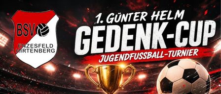 Jugendfussball-Turnierposter. Samstag, 20.06.26, Bambinis von 9:00 bis 11:00, U7 von 12:00 bis 14:00, U9 von 15:00 bis 18:00. Sonntag, 21.06.26, U8 von 9:30 bis 12:00, U11 von 13:00 bis 16:00. Medaillen für alle Spiele. Teilnahmegebühren: Bambinis und U7: 30€, U8-U11: 50€. Anmeldung vor Ort.