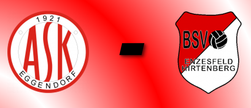 Plakat für die 25. Runde der Gebietsliga Süd/Südost. Spiele am 03.06.2026, Beginn um 20:00 Uhr für die Kampfmannschaft und 18:00 Uhr für die Reserve. Ort: Sportplatz Eggendorf, Tritolstraße 15, 2492 Eggendorf.