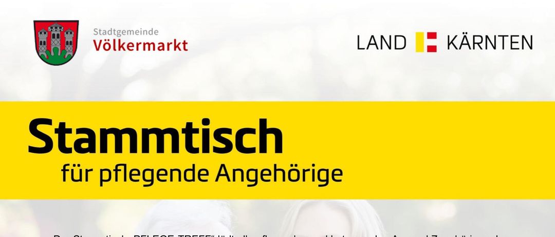 Der Stammtisch für pflegende Angehörige lädt alle pflegenden und betreuenden An- und Zugehörigen der Stadtgemeinde Völkmarsen herzlich zu einem unverbindlichen Beisammensein bei Kaffee und Kuchen ein. Der monatliche Treffpunkt ist kostenfrei und bietet die Möglichkeit sich untereinander auszutauschen, vom oftmaligen stressigen Alltag abzuschalten sowie neues Wissen rund um den Pflegealltag zu erwerben.
