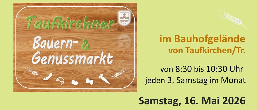 Ein Markt, der eine Vielzahl regionaler Produkte anbietet, darunter verschiedene Cerealien, Fleisch und Wurstwaren vom Schwein, frisches und zubereitetes Wild, Eier und Nudeln. Verschiedenste BIO-Produkte, Marmeladen, Säuergemüse, diverse Honigprodukte, Met-Geschwein, Hausruck-Öl, Kräuterprodukte und mehr. Geöffnet jeden 3. Samstag im Monat von 8:30 bis 10:30 Uhr.