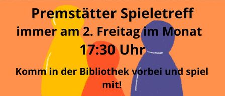 Plakat für eine Brettspielveranstaltung in der Bibliothek am 2. Freitag um 17:30 Uhr. Mach mit!
