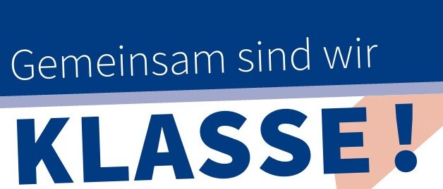 Plakat für ein Konzertereignis mit 'KLASSE!'. Datum: Freitag, 24. April 2026, Zeit: 18:00. Ort: Großer Festsaal Pielachtalhalle, Ober-Grafendorf. Eintritt frei. Mit JOMO-Orchester, JugendVIELharmonie Mostviertel, Streicher- und Bläserklassen der VS Ober-Grafendorf und RhythmArtCorporation.