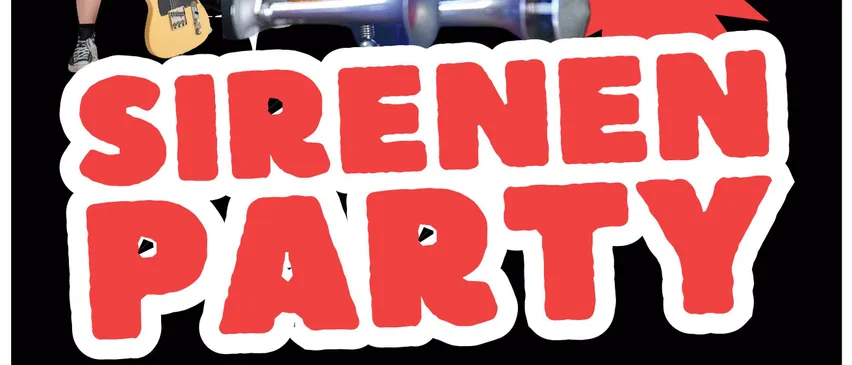 Plakat für die Heckis Sirenen Party am Freitag, 5. September. Die Veranstaltung beginnt um 20 Uhr mit Pulse und um 21:30 Uhr mit Heckis. Ort: Feuerwehrhaus St. Oswald.