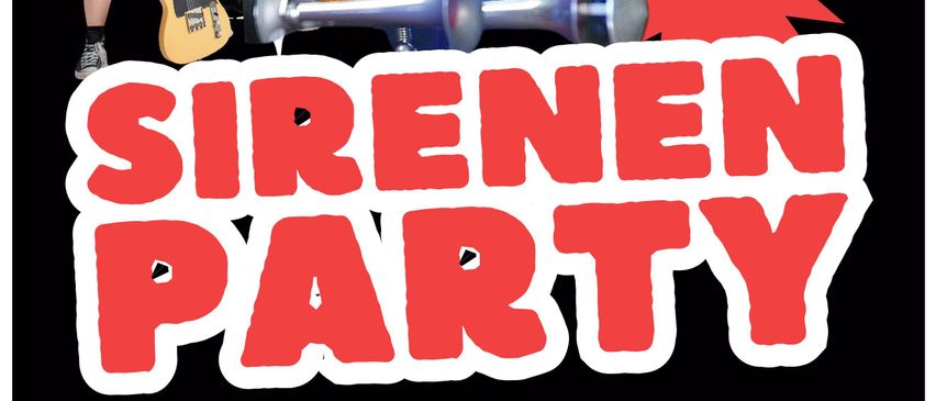 Plakat für die Heckis Sirenen Party am Freitag, 5. September. Die Veranstaltung beginnt um 20 Uhr mit Pulse und um 21:30 Uhr mit Heckis. Ort: Feuerwehrhaus St. Oswald.