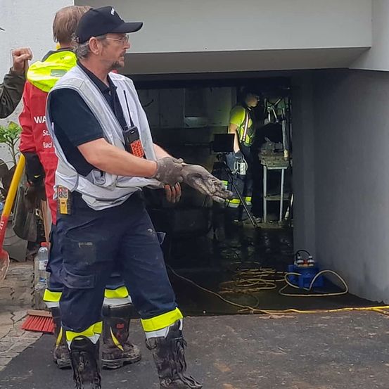 Person, Worker, Device, Shovel, Tool, Fireman