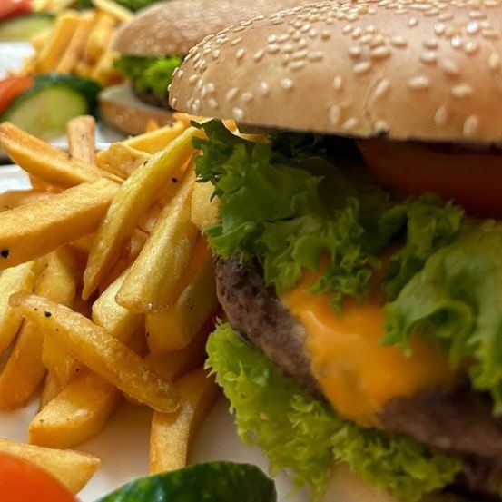 Bild enthält, Burger, Food, Food Presentation