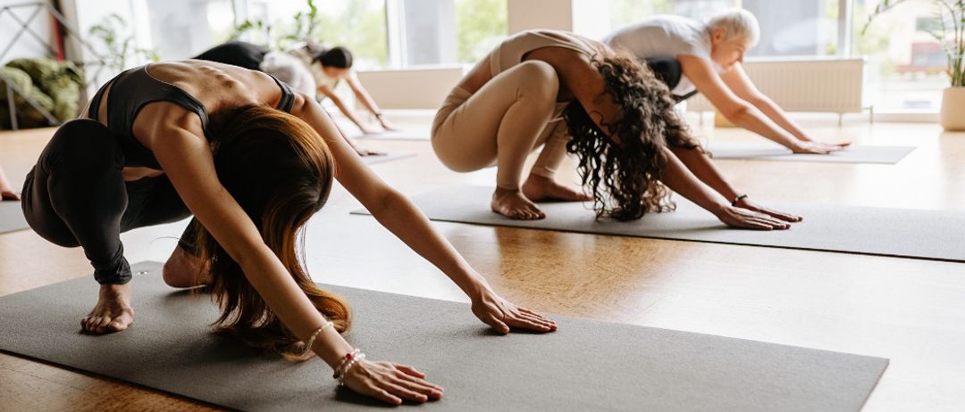 Bild enthält, Adult, Female, Person, Woman, Fitness, Pilates, Sport, Working Out, Yoga, Downward Dog Yoga Pose