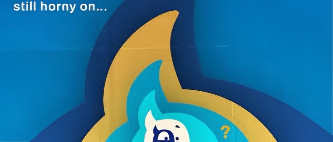 Illustration eines blauen, gelben und weißen Fisches mit einem Fragezeichen davor. Der Fisch hat eine blaue Flosse auf der linken und eine gelbe Flosse auf der rechten Seite.