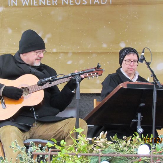 Bild enthält, Adult, Female, Person, Woman, Guitar, Musical Instrument, Male, Man, Guitarist, Face