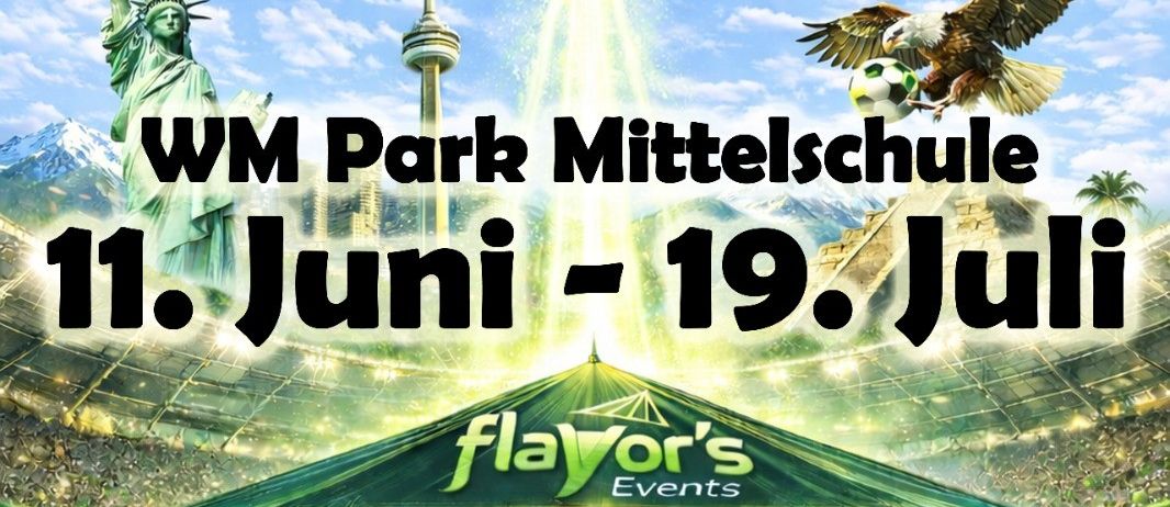 Plakat für die Frauen-Weltmeisterschaft 2026 mit den Flaggen der USA, Kanada und Mexiko. Mit Statue of Liberty, CN Tower und Adler. Termine: 11. Juni - 19. Juli.