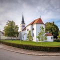 Grass, Building, Spire, Suburb, Gothic Arch, Lawn, Car, Tree, Outdoors, City