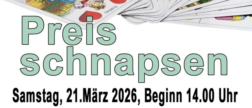 Ein Plakat bewirbt eine Preisrallye am Samstag, 21. März 2026, Beginn 14.00 Uhr bei GH Toplerhof Steyregg. Preise umfassen 333, 222, 111 und weitere Warenpreise. Gebote ab 13.30 Uhr. Karten: 5 Euro (max. 5 Karten).