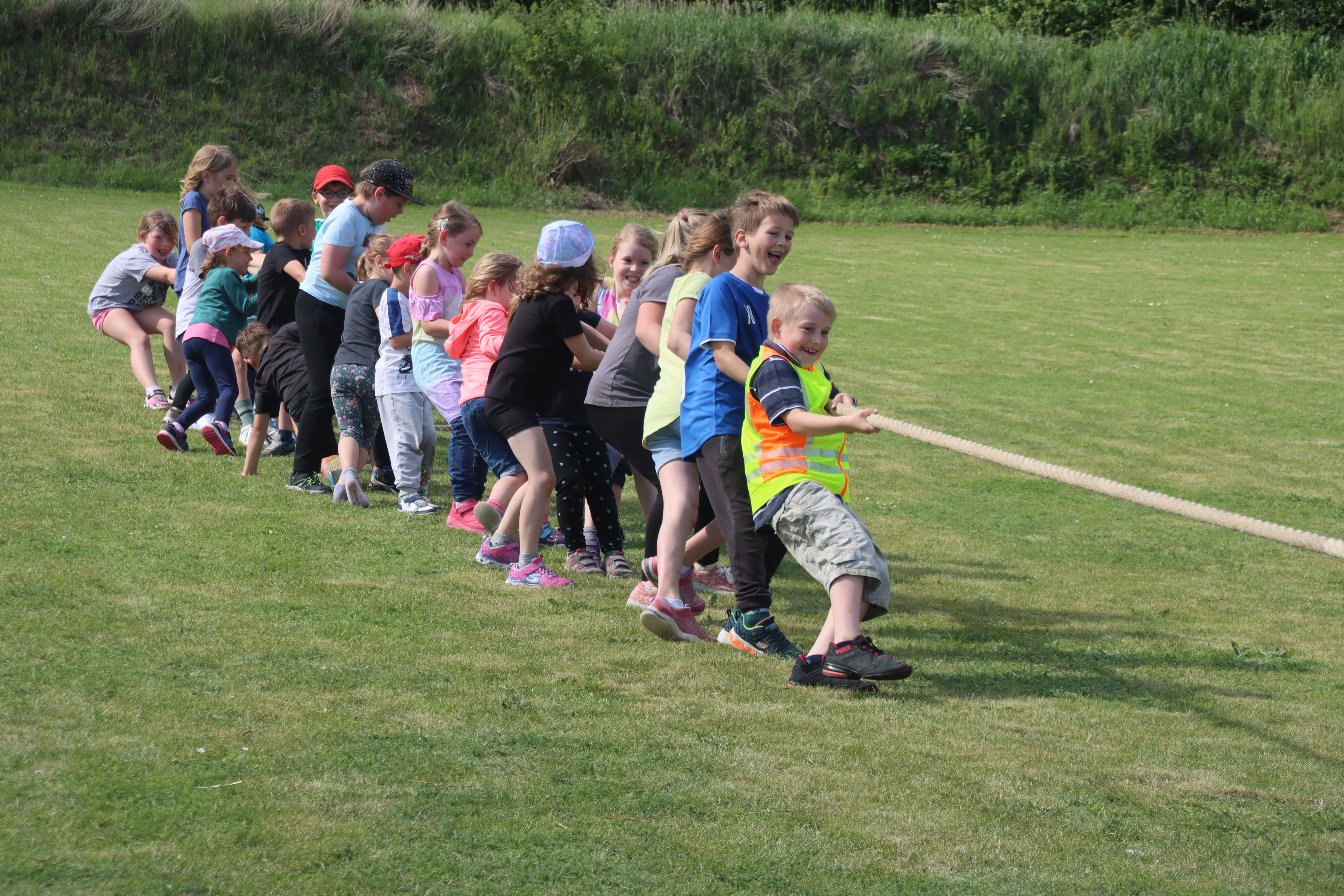 People, Person, Grass, Shorts, Boy, Child, Male, Female, Girl, Shoe