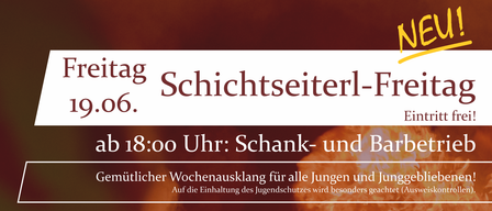 Freitag 19.06. Freier Bierverkostungstag ab 18:00. Familienevent mit Bierzelt und BBQ. Eintritt frei! Samstag 21.06. Freier Frühschoppen um 11:00. TKM Winden und um 15:00. Oberkrainer aus Begünje. Familienfest mit Hendl von Holzkohlegrill, Bier vom Fass, Café, Weinstand der Familie Simlinger und großer Kinderspielplatz.