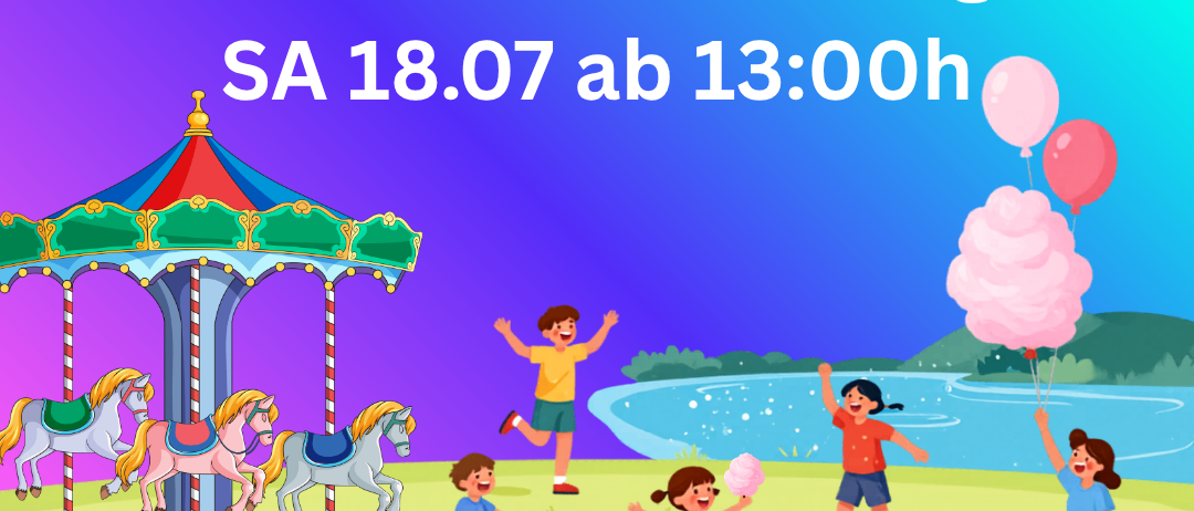 Blindenmarkter Seefest Familiennachmittag Sa 18.07 ab 13:00h Eintritt frei! Autodrom, Kinderkarussell, Crazy Ride