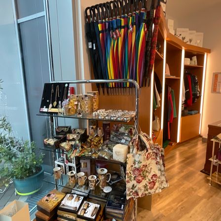 Indoors, Interior Design, Architecture, Building, Plant, Furniture, Wood, Shop, Walk-In Closet, Person