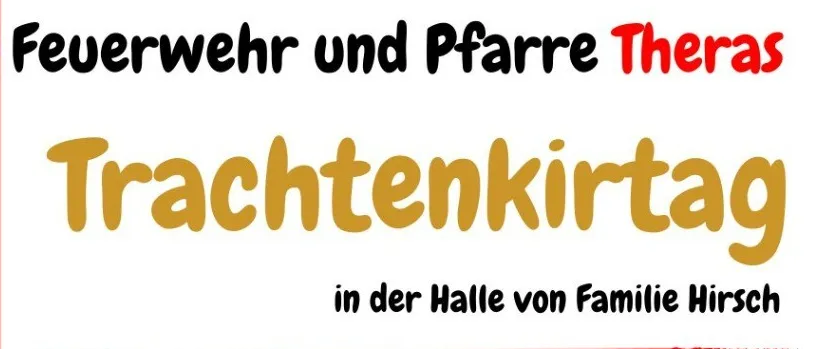 Ein Plakat für ein Wochenenden-Event in der Halle von Familie Hirsch. Samstag, 12. Juli 2025, Beginn um 19:00 mit freiem Eintritt. Wein- und Spritzerbar ab 21:00 geöffnet. Sonntag, 13. Juli 2025, Beginn um 9:30 mit Feldmesse, anschließend Frühstück und Jugendkapelle Weitersfeld.