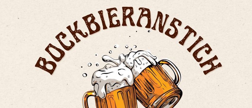 Ein Veranstaltungsposter zeigt zwei schäumende Bierkrügen mit dem Text 'Buckbiernstiech des SC Burgau'. Das Datum ist 8. November, Zeit 16:30. Ein Heimspiel gegen Tus Vorau um 14:00. Gegrillte Maroni, Wildwurstel, Bierkrugschießen und Musik von Ewald und Kurt.