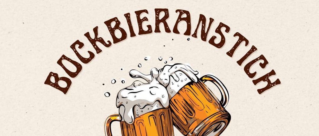 Ein Veranstaltungsposter zeigt zwei schäumende Bierkrügen mit dem Text 'Buckbiernstiech des SC Burgau'. Das Datum ist 8. November, Zeit 16:30. Ein Heimspiel gegen Tus Vorau um 14:00. Gegrillte Maroni, Wildwurstel, Bierkrugschießen und Musik von Ewald und Kurt.