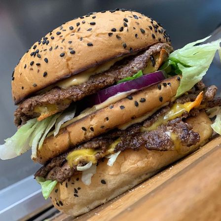 Bild enthält, Burger, Food, Food Presentation