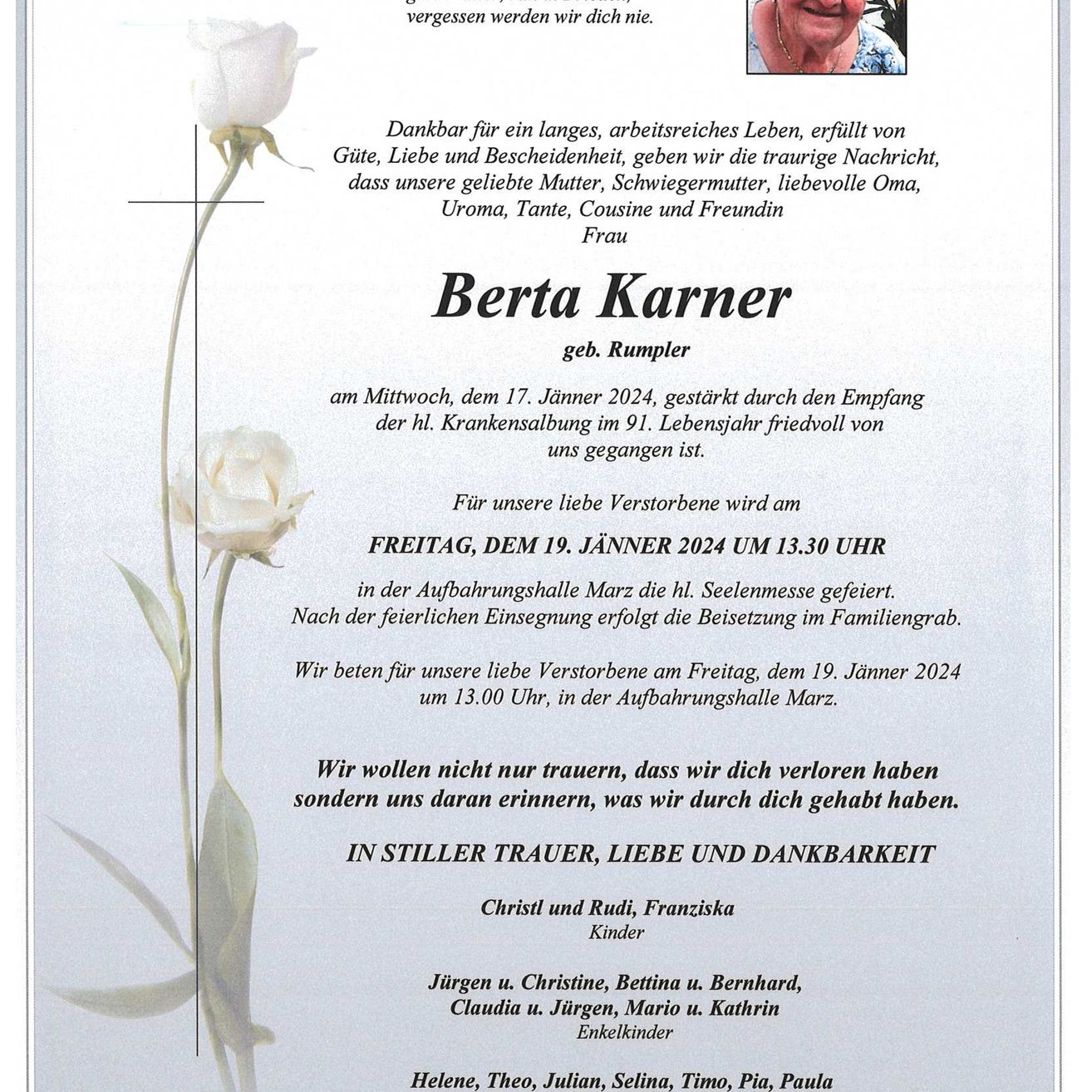 Bild enthält, Text, Baby, Person, Face, Flower, Menu, Rose, Advertisement