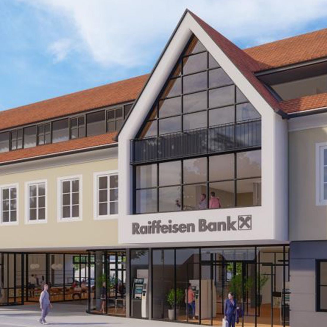 Bild enthält, Building, Convention Center, Office Building, School, Person, Library