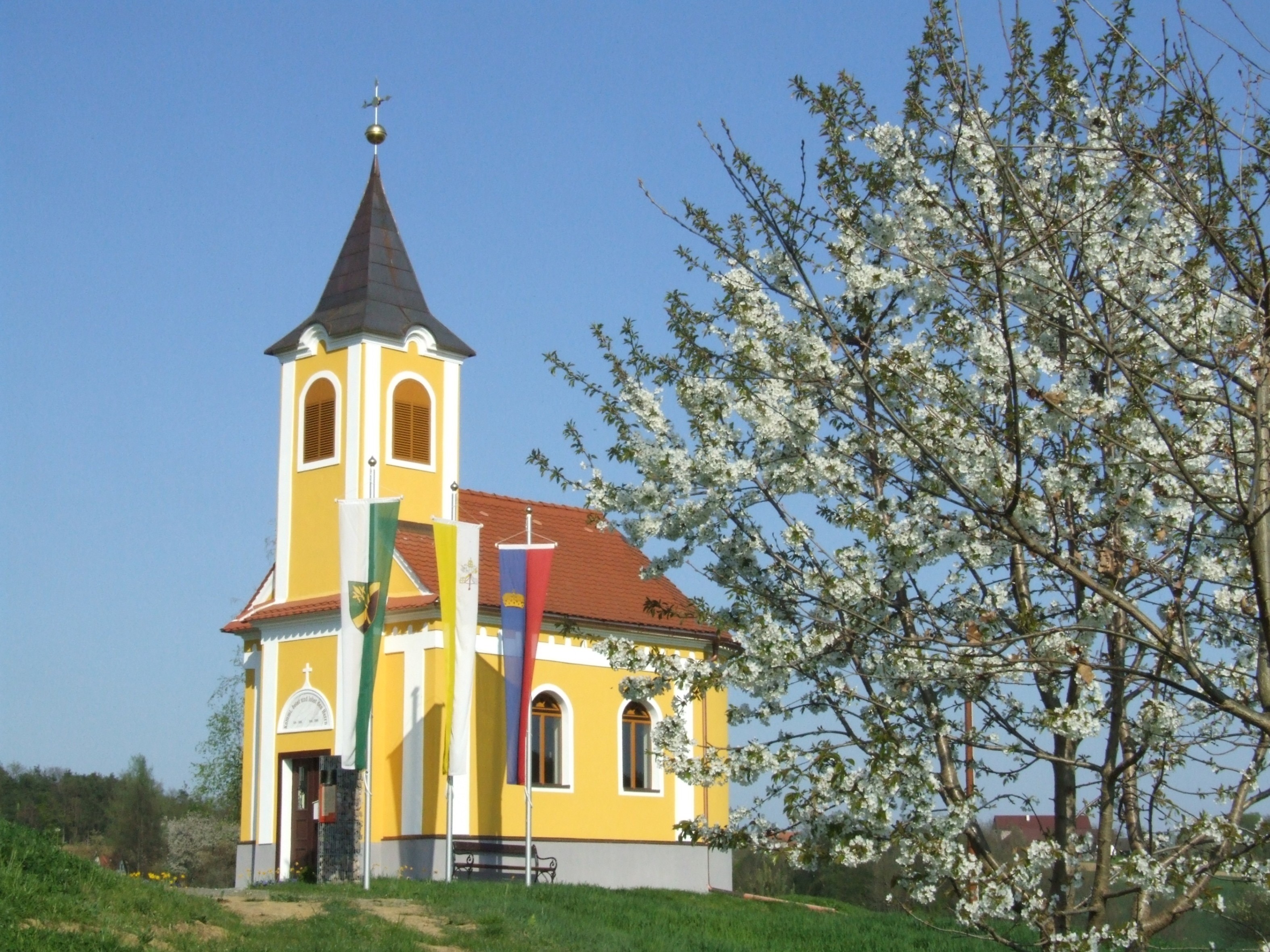 Building, Spire, Monastery, Bell Tower, Grass, Clock Tower, Housing, Villa, Arch, Gothic Arch