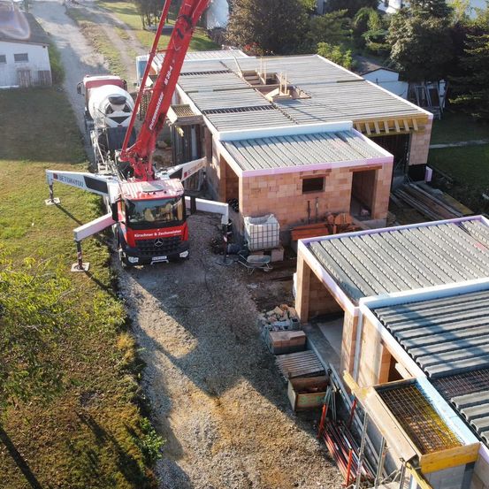 Bild enthält, Outdoors, Architecture, Building, Housing, Aerial View
