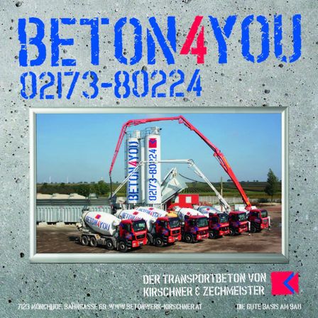 Bild enthält, Truck, Vehicle, Advertisement, Wheel, Poster, People