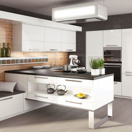 Bild enthält, Indoors, Kitchen, Interior Design, Kitchen Island
