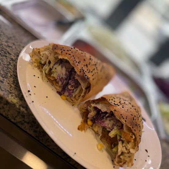 Bild enthält, Food, Food Presentation, Plate, Bread, Crepe, Pancake, Brunch