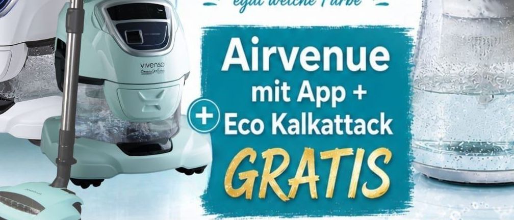 Pro-Aqua International feiert 25 Jahre mit einer Sommer-Aktion. Vom 20.05.2026 bis 31.05.2026 erhalten Sie beim Kauf eines vivenso oder vivenso Touch Airvenue mit App, Eco Kalkattack und Reiniger kostenlos.