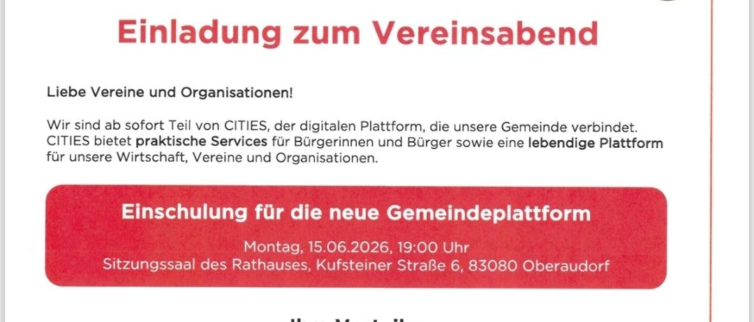 Einladung zur neuen Gemeinschaftsplattform. Lernen Sie die Vorteile und Funktionen unserer neuen offiziellen Gemeinschaftsplattform kennen und starten Sie direkt durch. Ich freue mich auf Ihren Besuch!