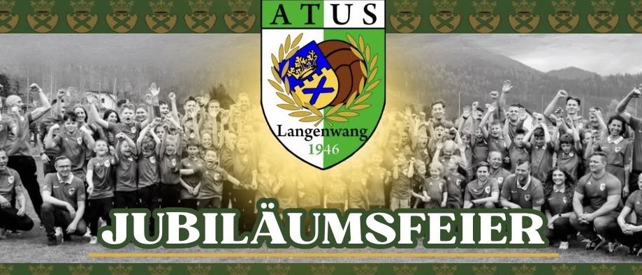 Eine Anzeige für das 7-Meter-Turner-Jubiläum mit dem ATUS Langenwang-Team. Die Veranstaltung beginnt am 11. Juli 2026 um 11:00 Uhr im Hohenwang-Stadion. Die Anmeldung erfolgt über Instagram oder telefonisch unter 0664 2874102, mit einer Begrenzung auf vier Schützen und einen Torwart für 25 Euro. Die Anmeldung erfolgt nach dem First-Come-First-Serve-Prinzip.