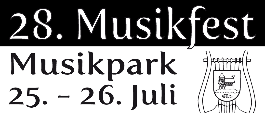 Musikpark-Veranstaltung vom 25. bis 26. Juli. Samstag um 17 Uhr, Eröffnung durch den MV Millendorf, gefolgt von Kaffee, Küche, Schnitzel und Grill. Um 18 Uhr unterhalten die Morbischer Vereine die Gäste. Um 20 Uhr Unterhaltungsmusik mit Manfred & Joe.