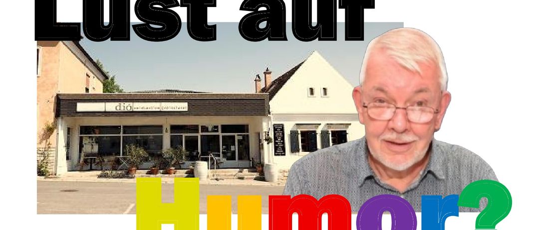Eine Werbung für einen Gedichtvortrag von Fritz Preininger in der Weinbar und Buschenschank 'DIO' am Freitag, 24. Juli um 19:30 Uhr. Die Veranstaltung wird von Ursula veranstaltet.
