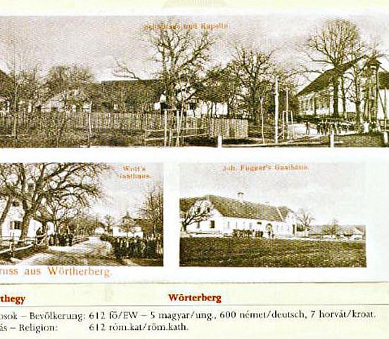 Postkarte Wörterberg 