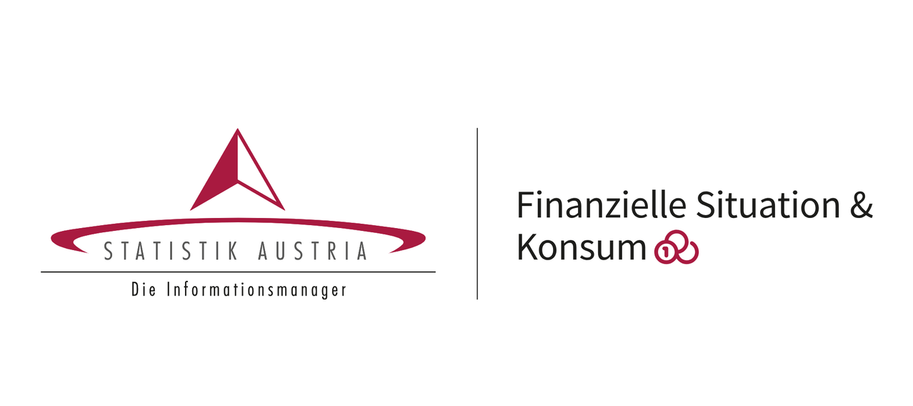 Ein rotes Dreieckslogo mit der Aufschrift 'Austria'. Darunter steht 'Finanzcontrol Konsummanager' in fetter Schrift.
