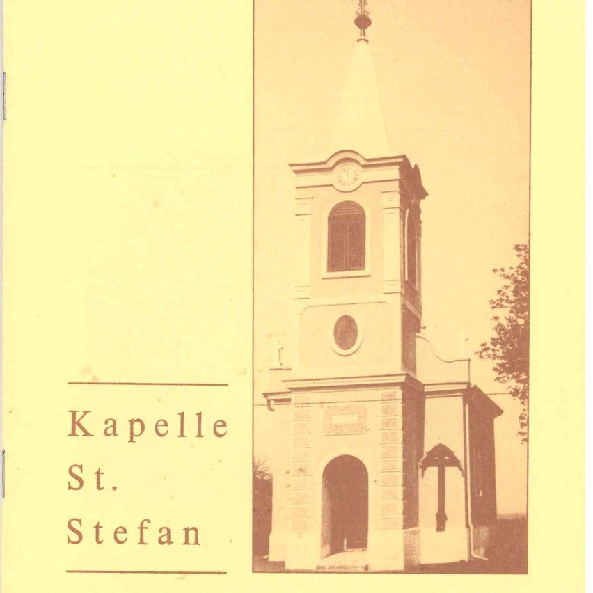 Vorderseite _Broschüre Kommitee zur Erhaltung der Kapelle St. Stefan Wörtherberg