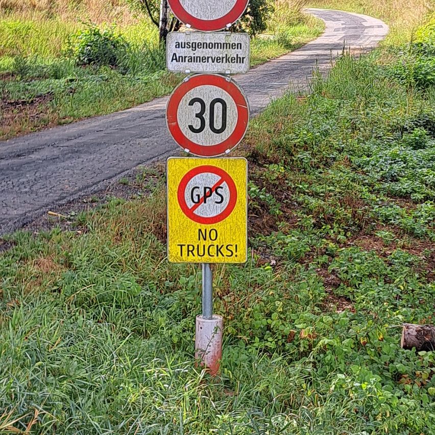 Fahrverbot Bergstraße_Wörterberg ausgenommen Anrainer