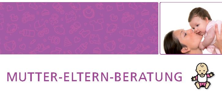 The image shows a schedule for Mutter-Eltern-Beratung in Raasdorf for 2026. Held every second Friday, it begins at 08:15. The months and dates for the meetings are listed.