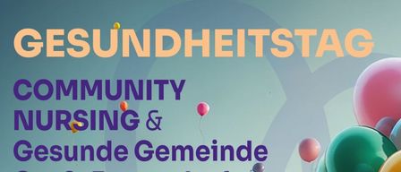 Community Nursing & Health Groß-Enzersdorf. June 20, 2026, 10-4 PM. Stadtsaal Groß-Enzersdorf. 11 AM: Opening, 12 PM: Senior group 'Flotte Sohle'. Many exhibitors on health, prevention, and care.