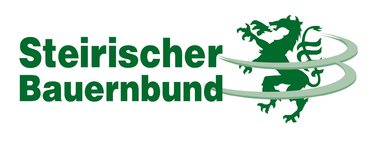 Das Logo des Irischen Bauernbundes zeigt einen grünen Drachen, mit dem Text Irischer Bauernbund in grüner Schrift.