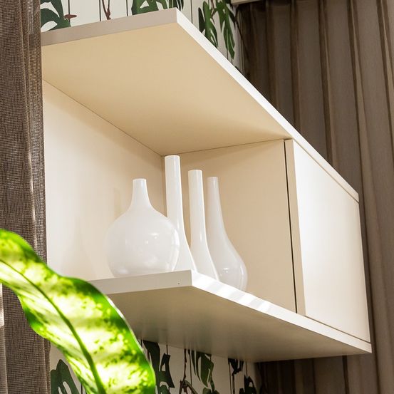 Bild enthält, Indoors, Interior Design, Furniture, Plant, Shelf, Bookcase