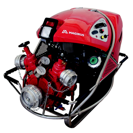Tragkraftspritze  4-Zylinder 4-Takt-Motor, wassergekühlt, 57 kW (77 PS) 1.368 ccm  Baujahr: 2023