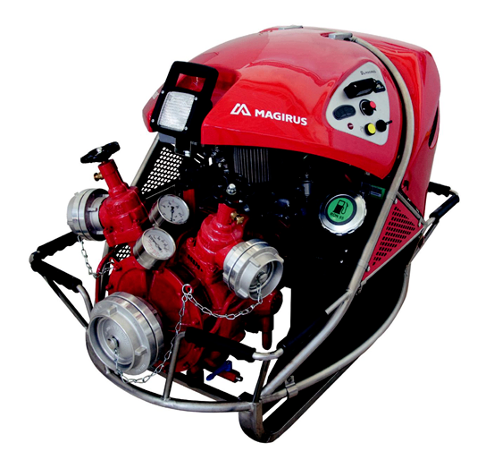 Tragkraftspritze  4-Zylinder 4-Takt-Motor, wassergekühlt, 57 kW (77 PS) 1.368 ccm  Baujahr: 2023