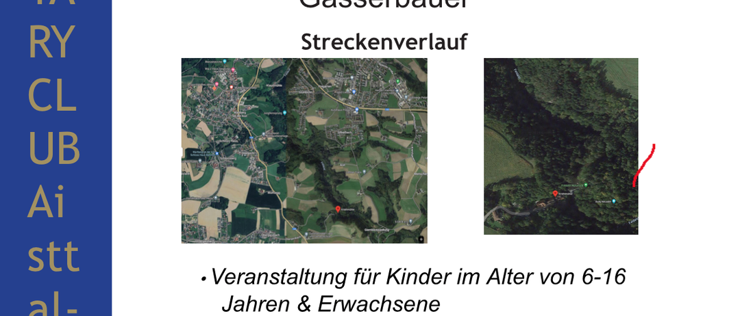Veranstaltung des Rotary Clubs Aisttal-Hagenberg mit günstigen Preisen für die ersten Enten am Sonntag, 31.08.2025, 14 Uhr. Treffpunkt: Kriehmühle, GH Gasserbauer. Veranstaltung für Kinder im Alter von 6-16 Jahren & Erwachsene. Start des Enten-Rennens ca. 14:30. Kauf der Enten: Vorverkauf im GH Dinghofer oder vor Ort bei der Veranstaltung. Kosten für die Enten: 1 Ente 5€, 3 Enten 12€, 5 Enten 20€.